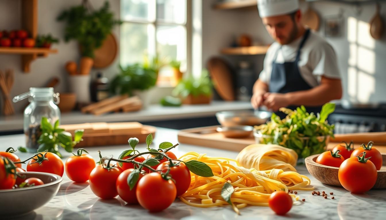 Fresh seasonal cooking dish