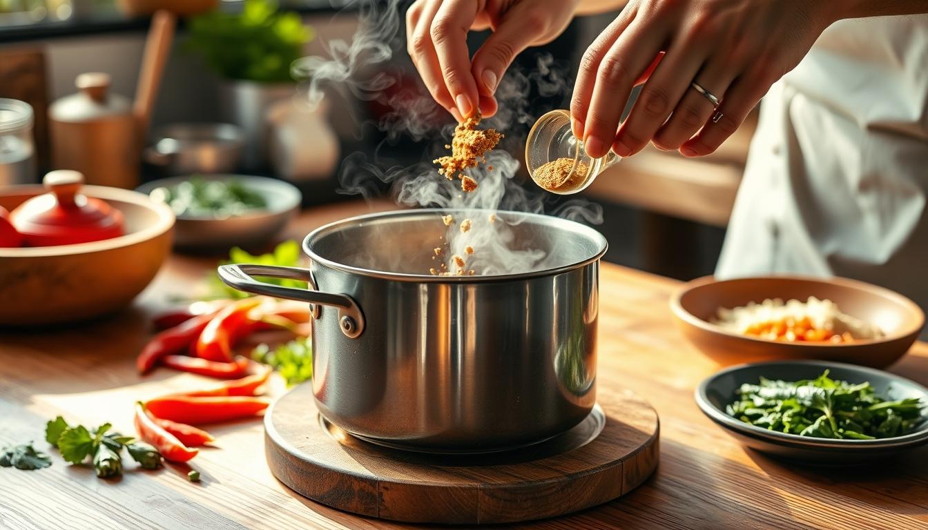Healthy home cooking bowl